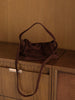 double shoulder suede bag[suede]