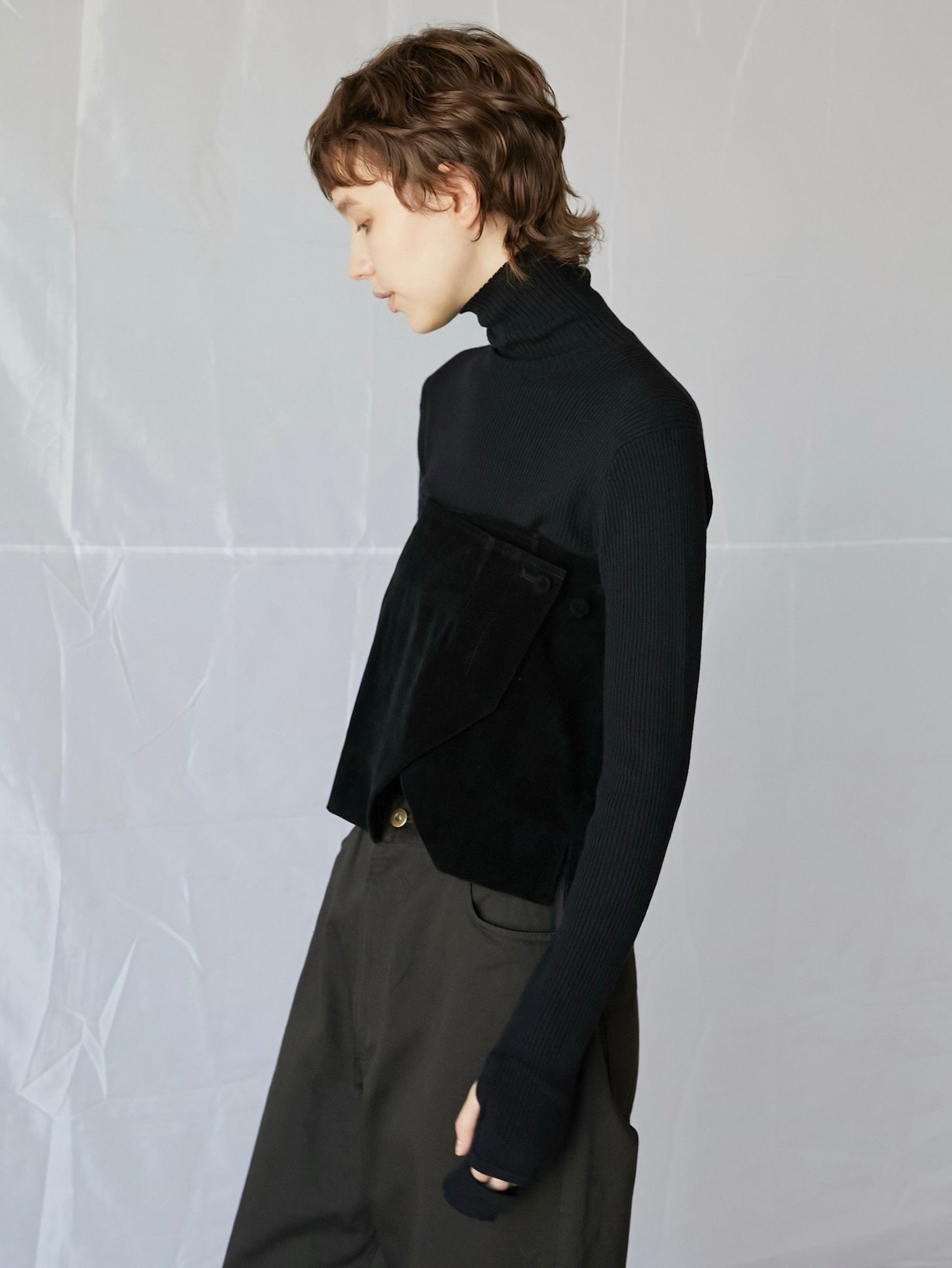 トップス 2way eco suede bustier 2way eco suede bustier – LA PEAU DE GEM