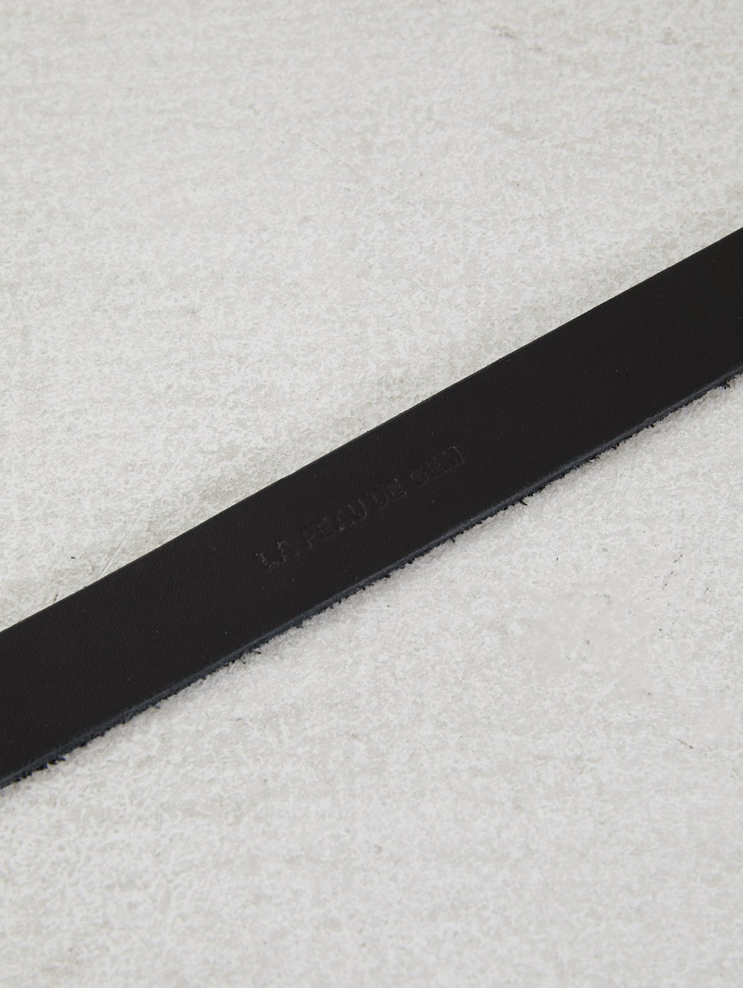double face leather belt – LA PEAU DE GEM