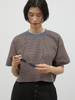ringer border tee
