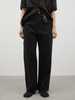 high waist straight denim pants