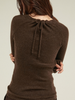 heart neck rib knit
