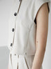 cropped tailored vest