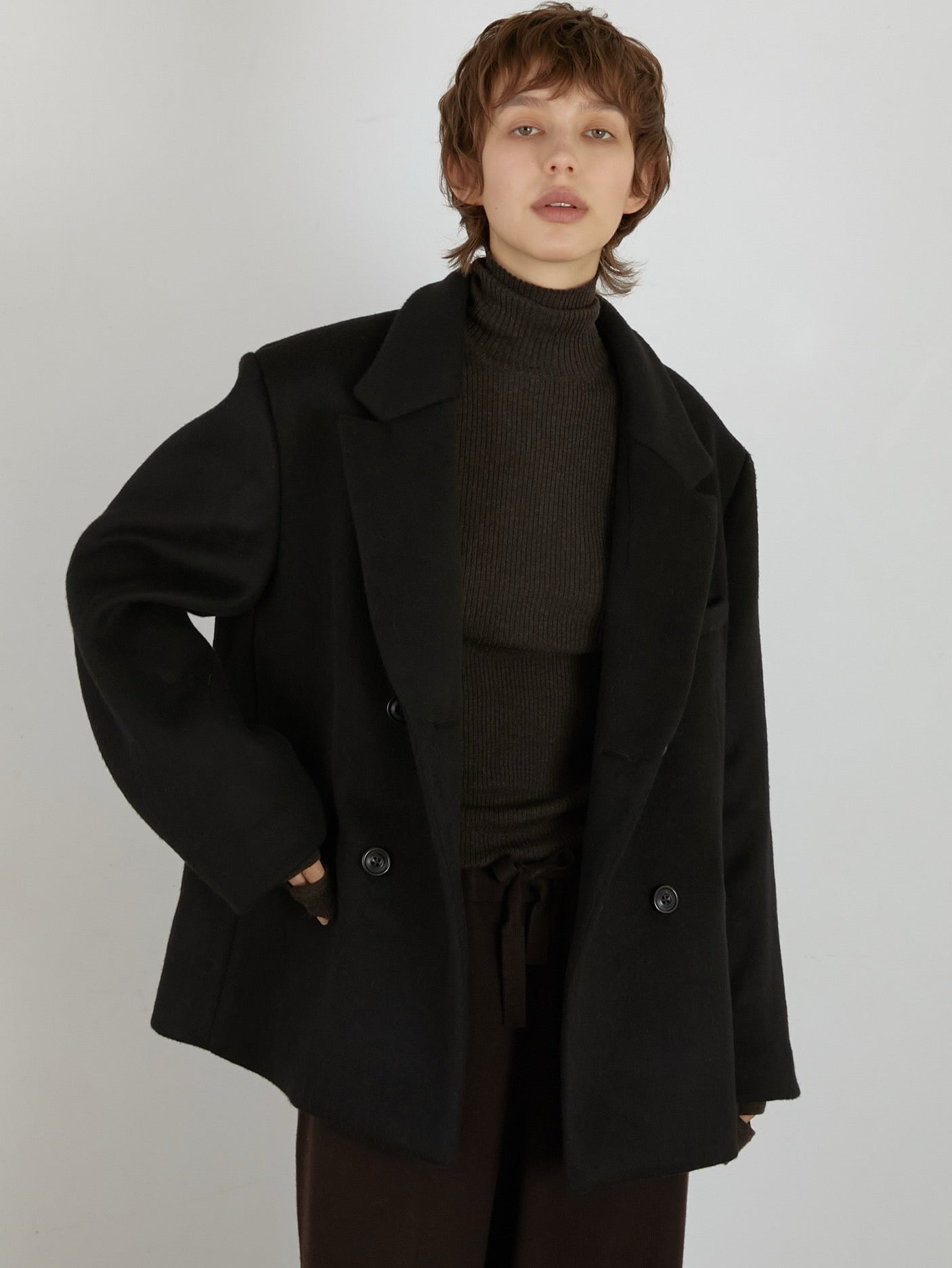 melton jacket outer – LA PEAU DE GEM