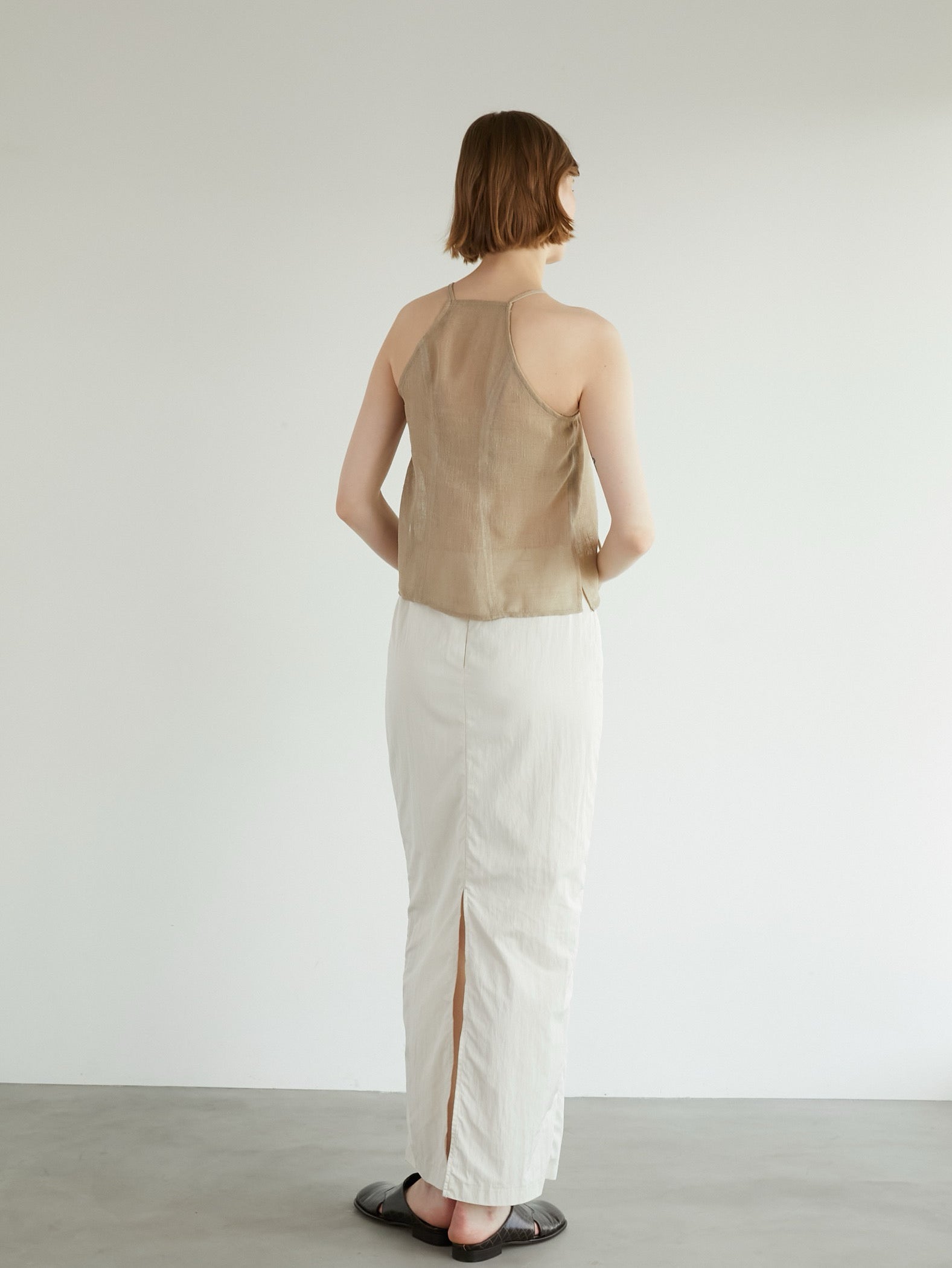ブラウス シャツ 「LA PEAU DE GEM」two piece linen like tops/2ピースリネンライクトップス レディース la peau de gem ブラウス シャツ 「LA PEAU DE GEM」two piece