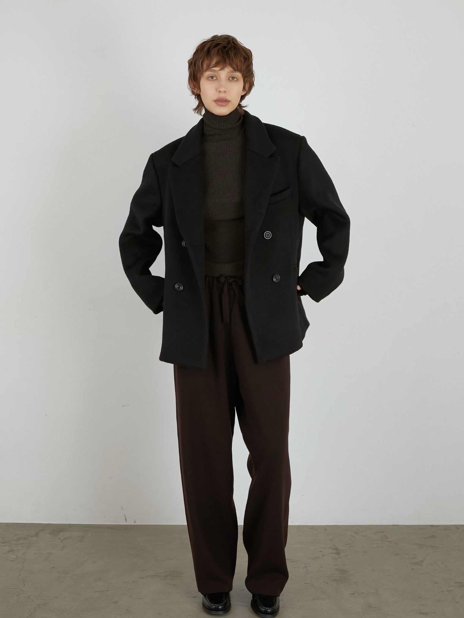 melton jacket outer – LA PEAU DE GEM