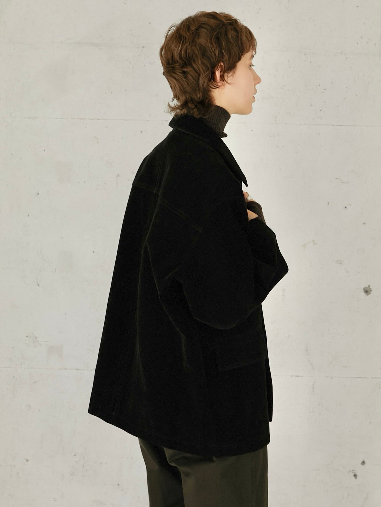 eco suede coverall – LA PEAU DE GEM