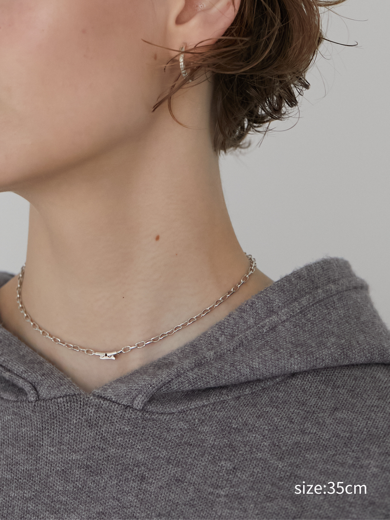 [受注]chain choker / silver