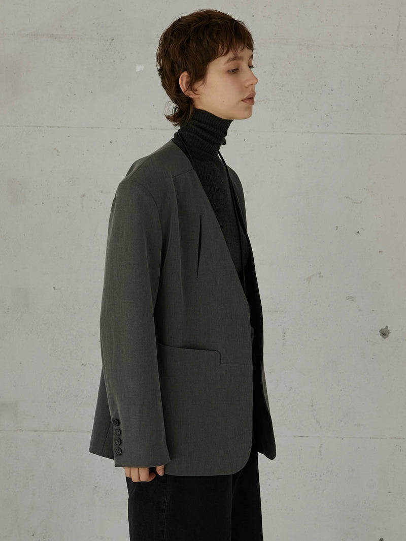 no collar hole jacket