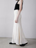 no slit satin skirt
