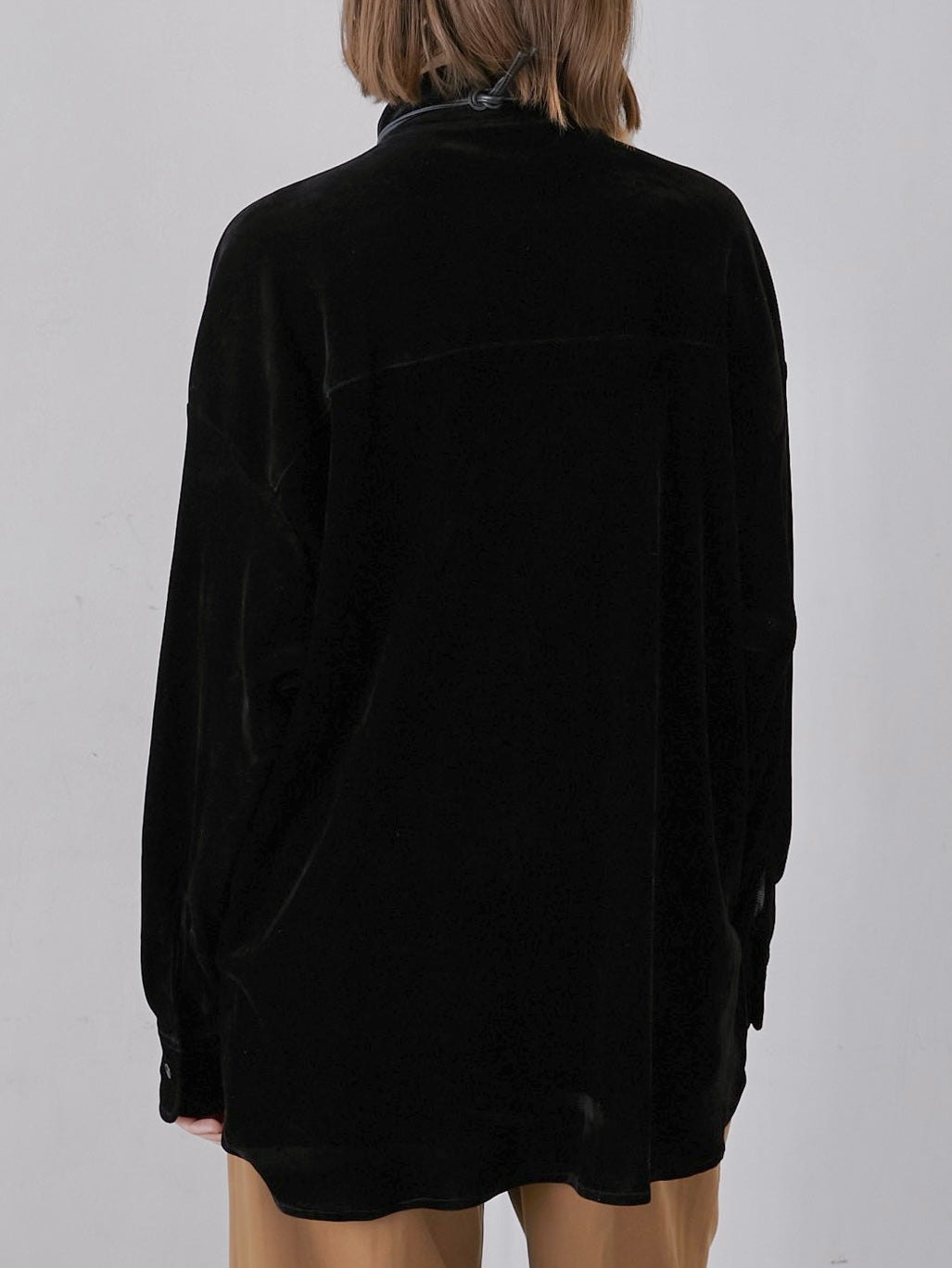 LA PEAU DE GEM　velour shirt velour shirt – LA PEAU DE GEM