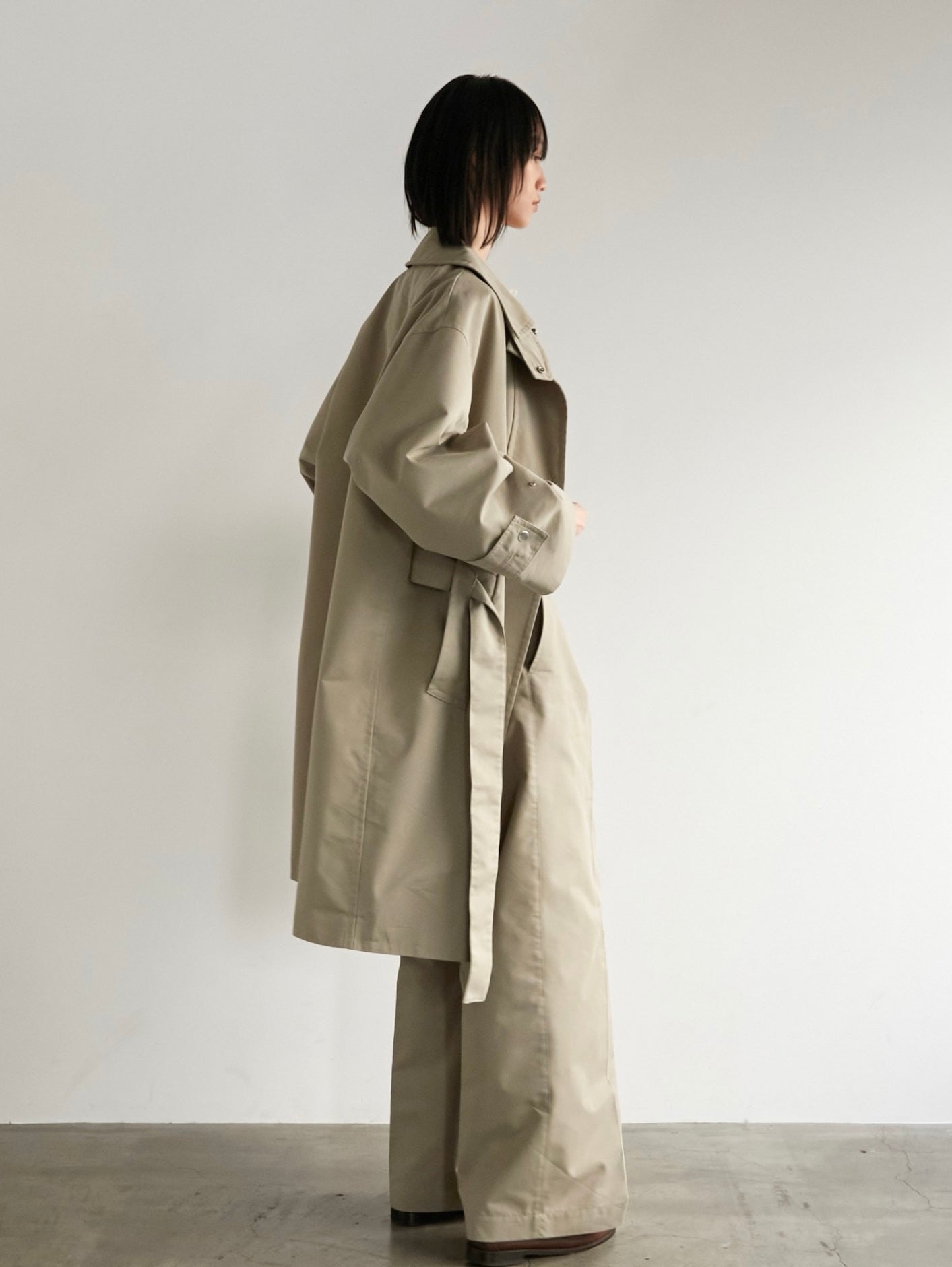 middle soutien collar coat