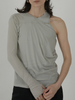 two piece sheer long tee