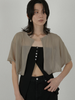 sheer short cardigan