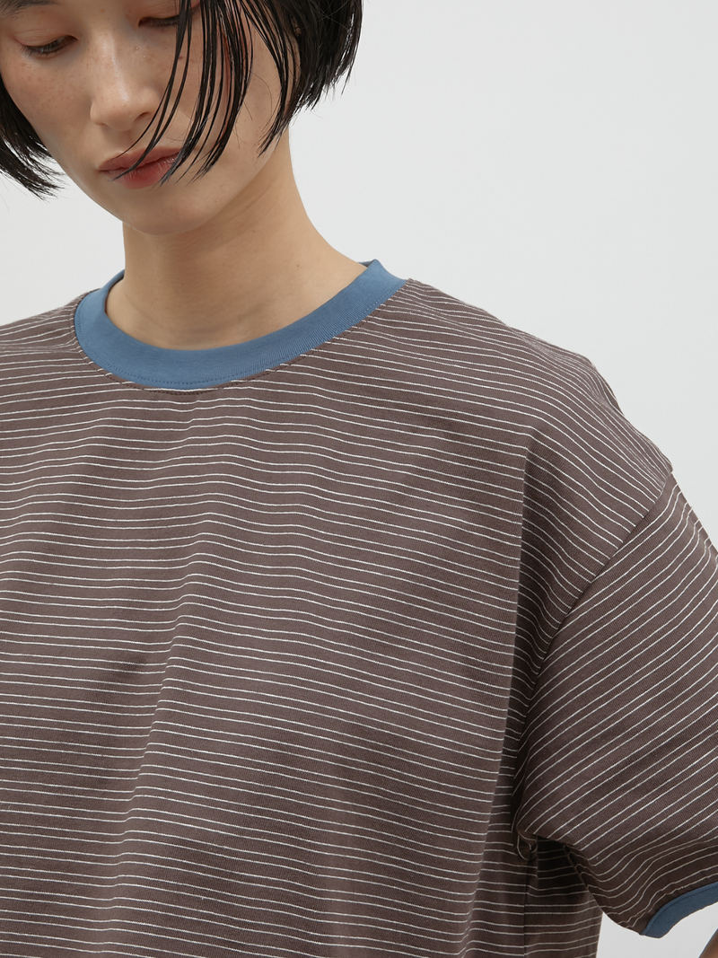ringer border tee
