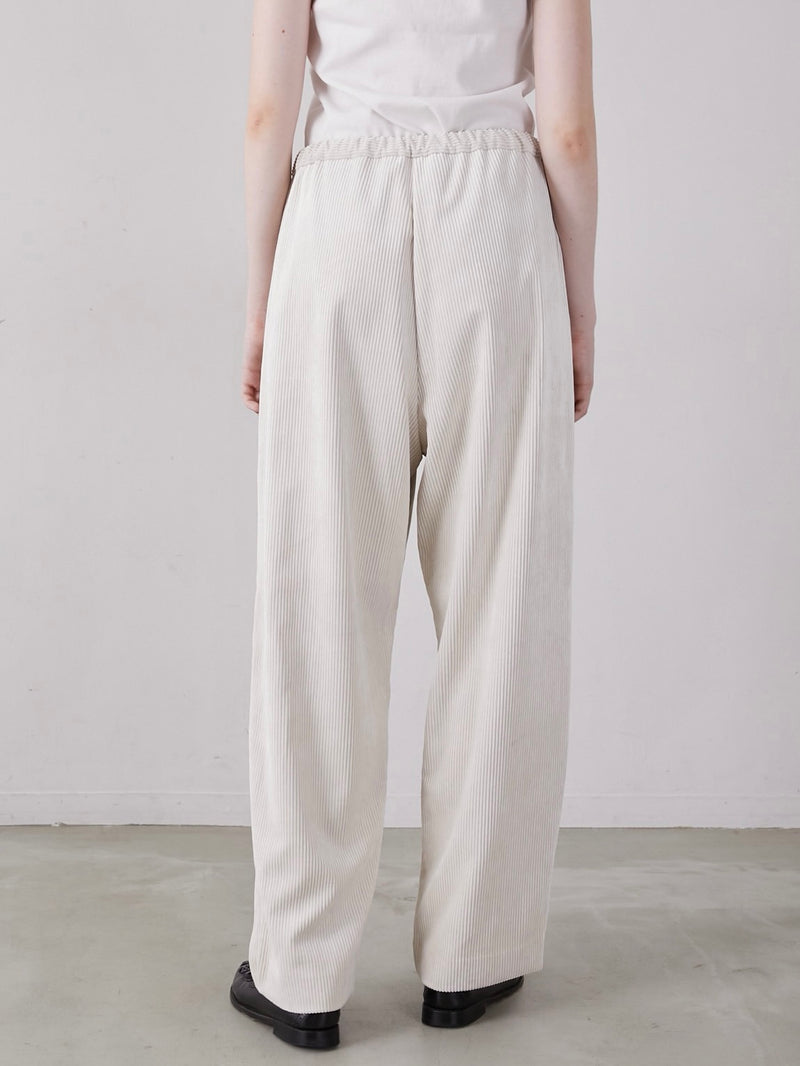cutwork corduroy pants