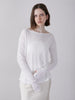 [8/21発売]two piece sheer rib tee
