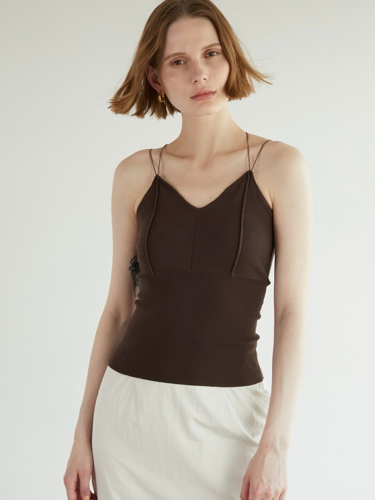 LA PEAU DE GEM ショートカーディガン＆カップインキャミ cup in knit cami – LA PEAU DE GEM