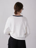 sheer print tee