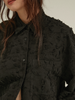 shaggy jacquard shirt