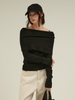 two piece off shoulder knit