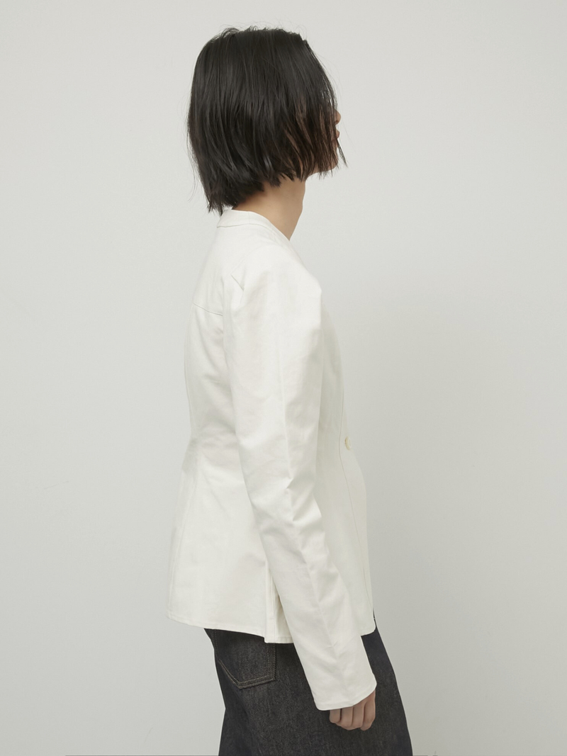 shape no collar jacket