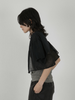 sheer short cardigan