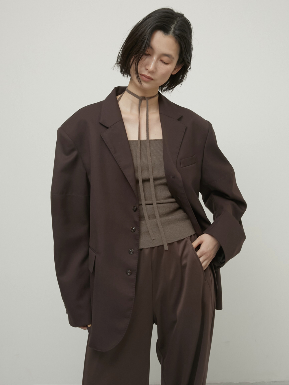 eco suede coverall – LA PEAU DE GEM eco suede coverall – LA PEAU DE GEM