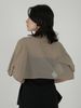 sheer short cardigan