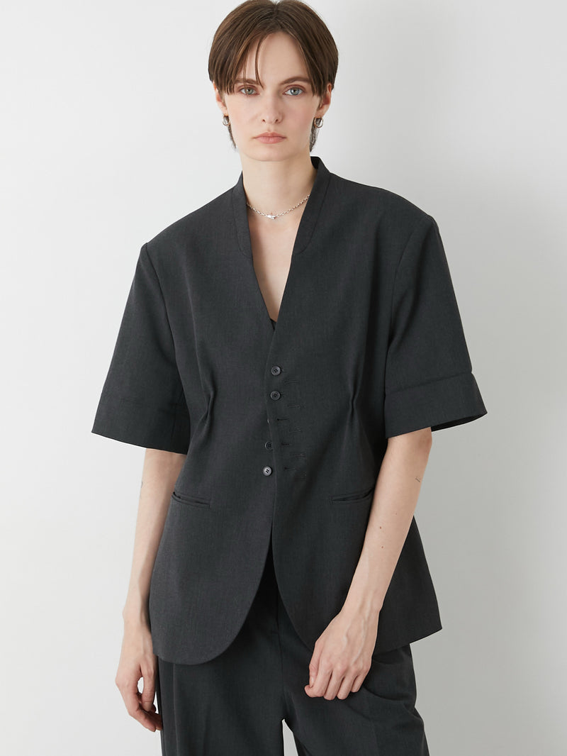 halfsleeve hole jacket