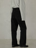 high waist straight denim pants