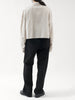 stripe cropped shirt