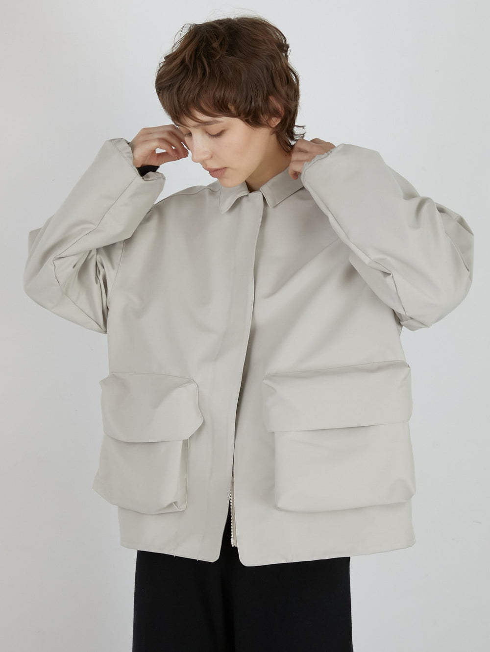 3D pocket blouson