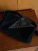 double shoulder suede bag[suede]