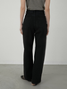 high waist straight denim pants