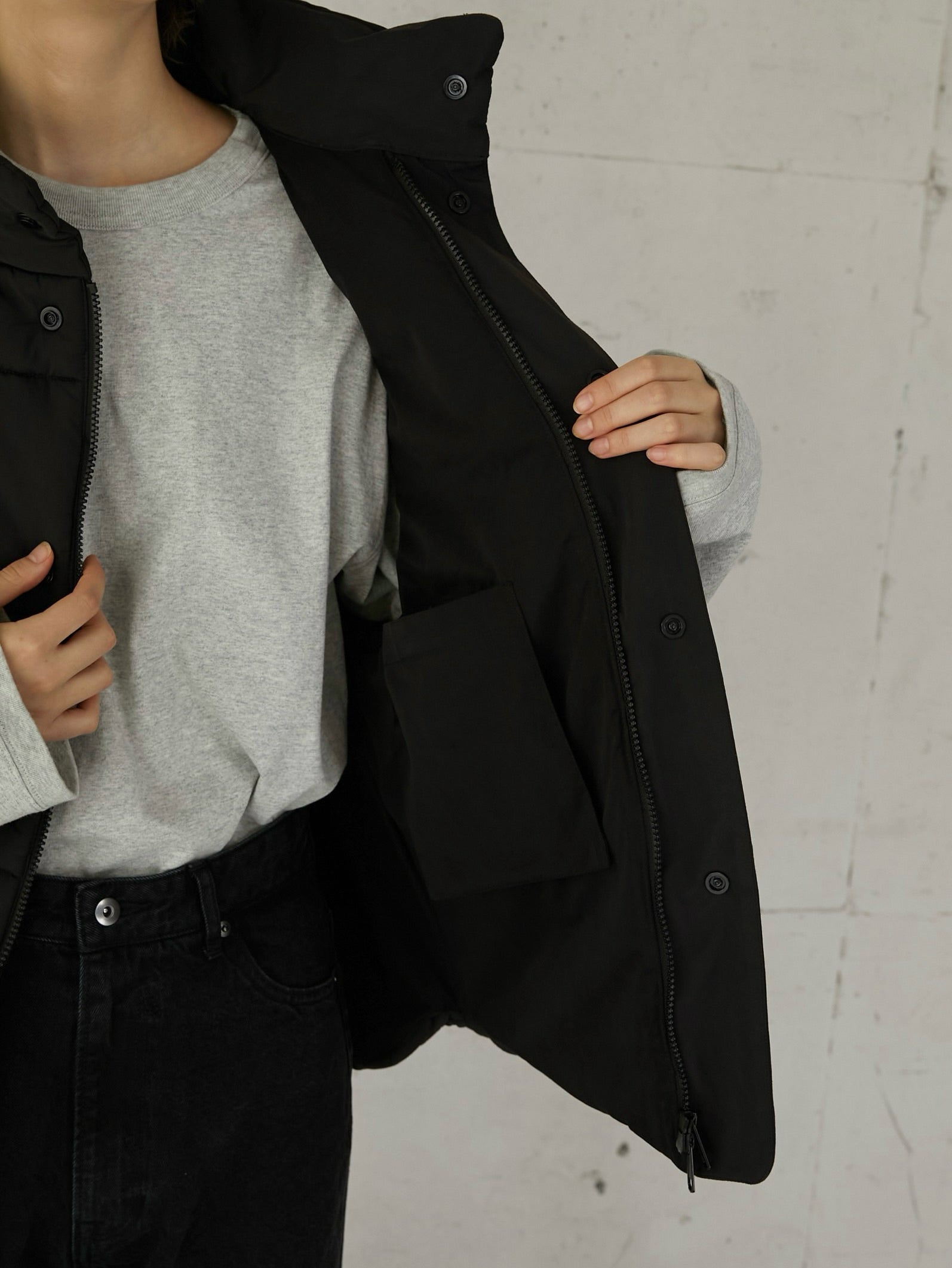 LA PEAU DE GEM ボンバーベスト bomber vest – LA PEAU DE GEM
