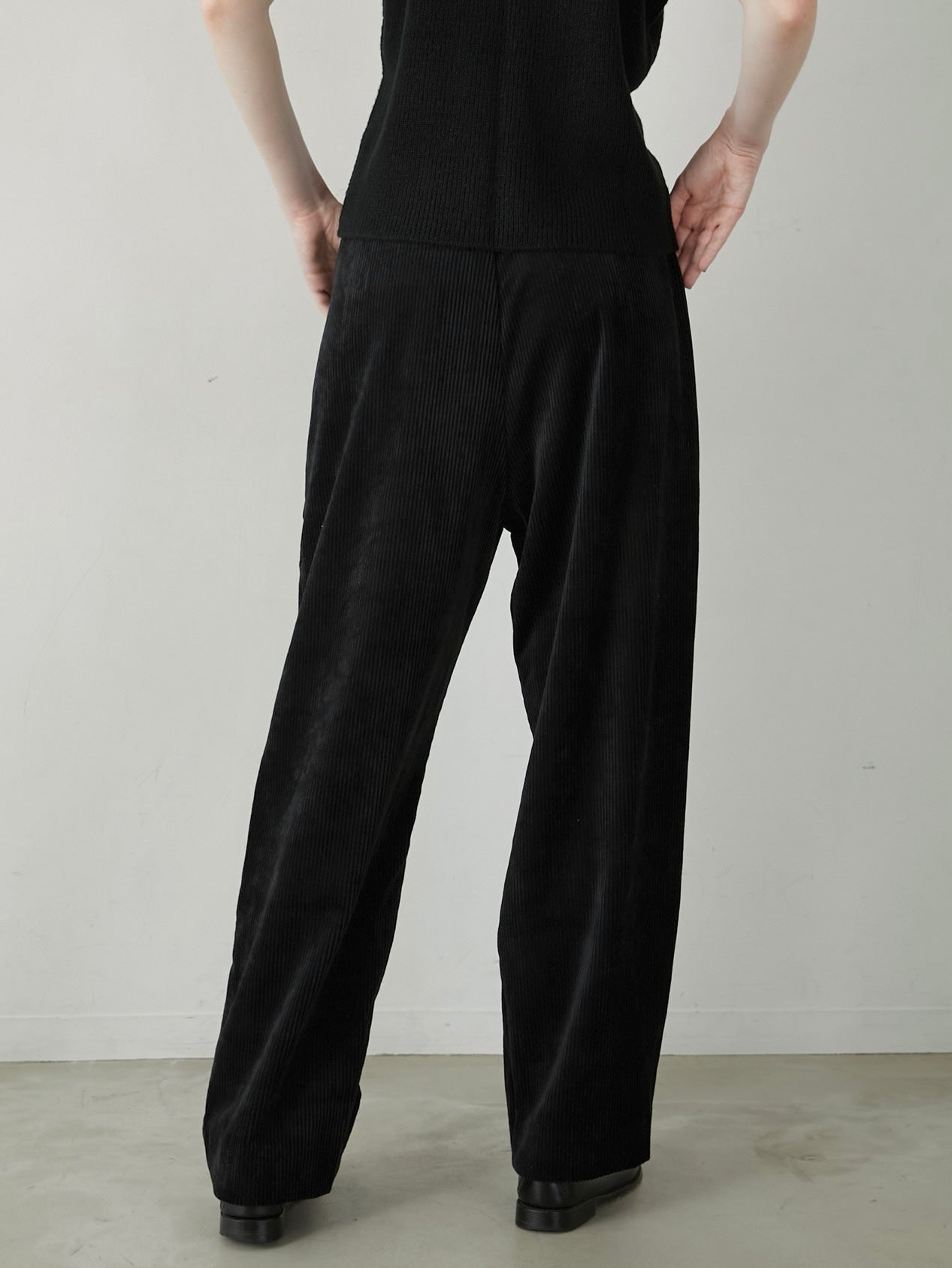 LA PEAU DE GEM　cutwork corduroy pants cutwork corduroy pants – LA PEAU DE GEM