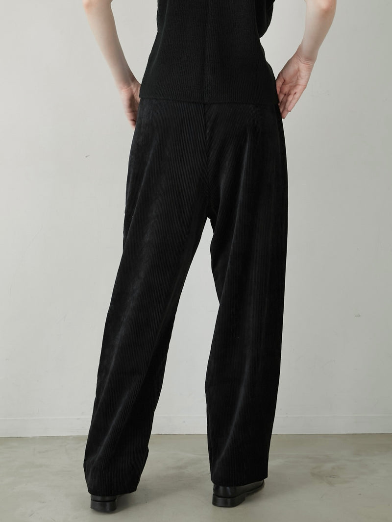 cutwork corduroy pants