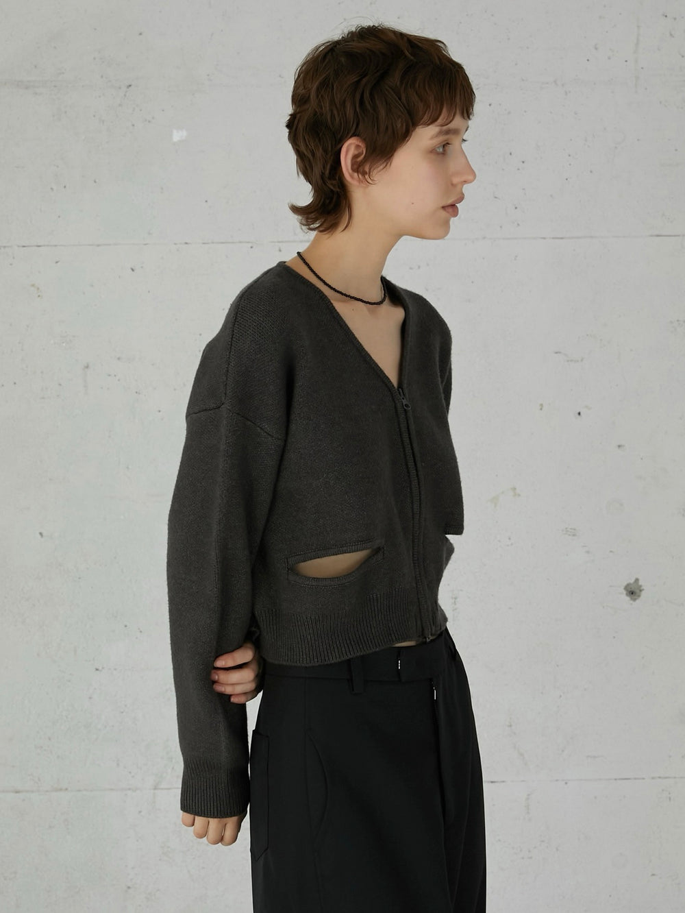 fake pocket cardigan