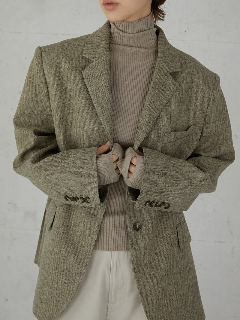 check single breasted jacket