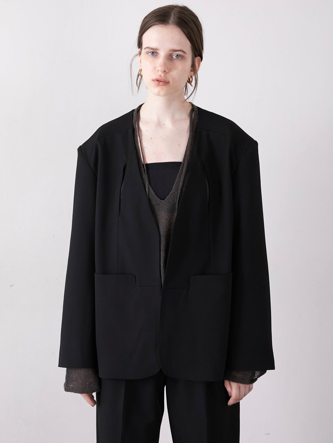 ジャケット・アウター LA PEAU DE GEMshaggy middle coat fashion – タグ 
