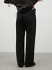 high waist straight denim pants