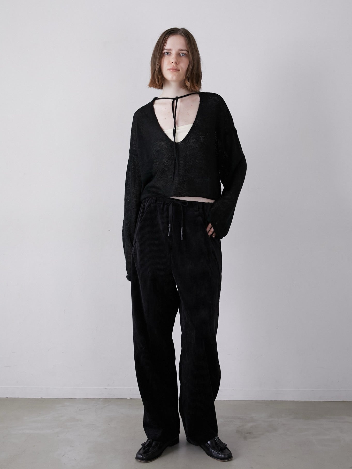 cutwork corduroy pants – LA PEAU DE GEM