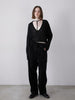 cutwork corduroy pants
