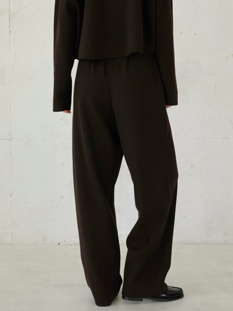 antipilling knit pants(brown)