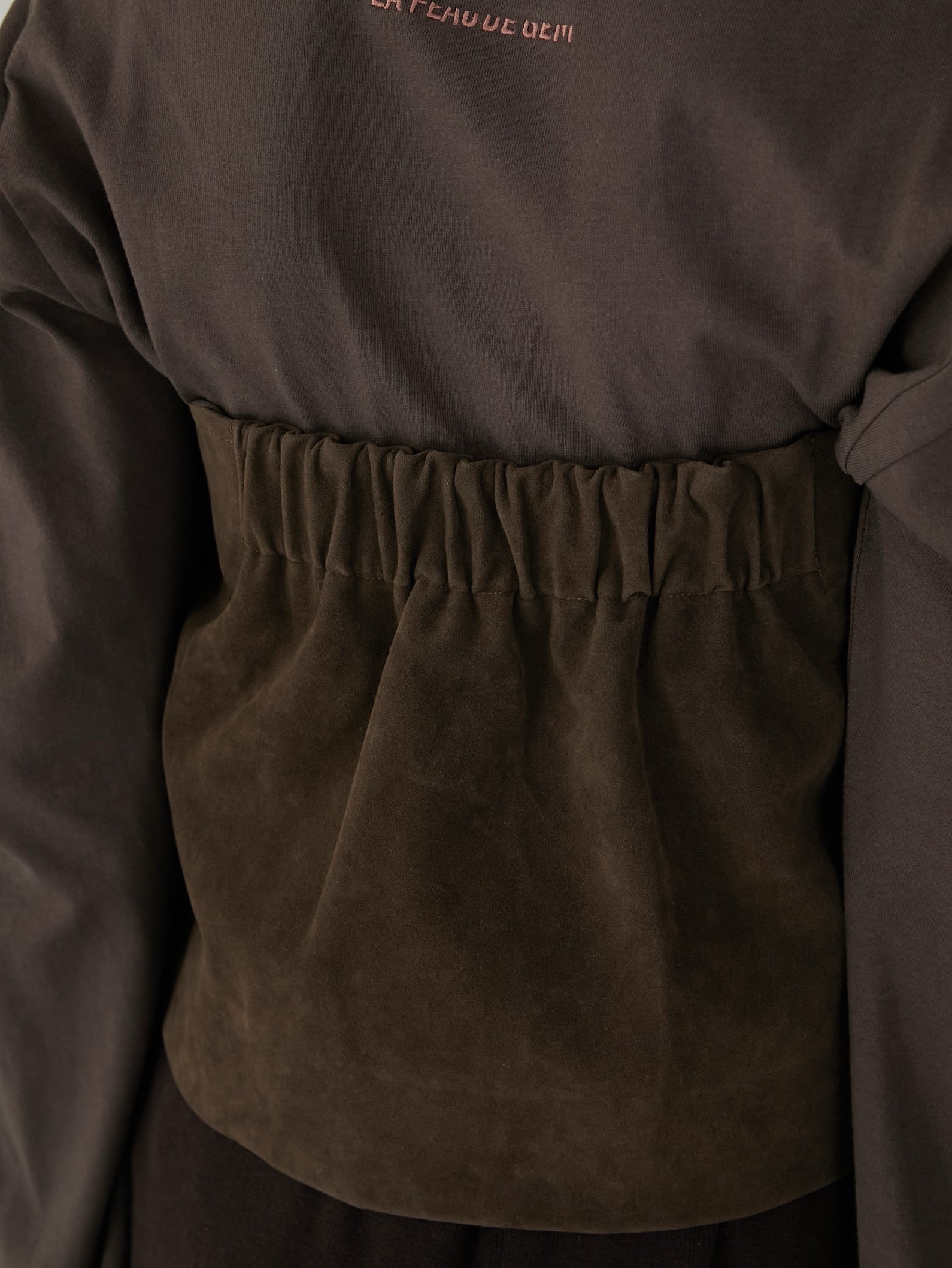 2way eco suede bustier – LA PEAU DE GEM