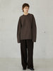 antipilling knit pants(brown)
