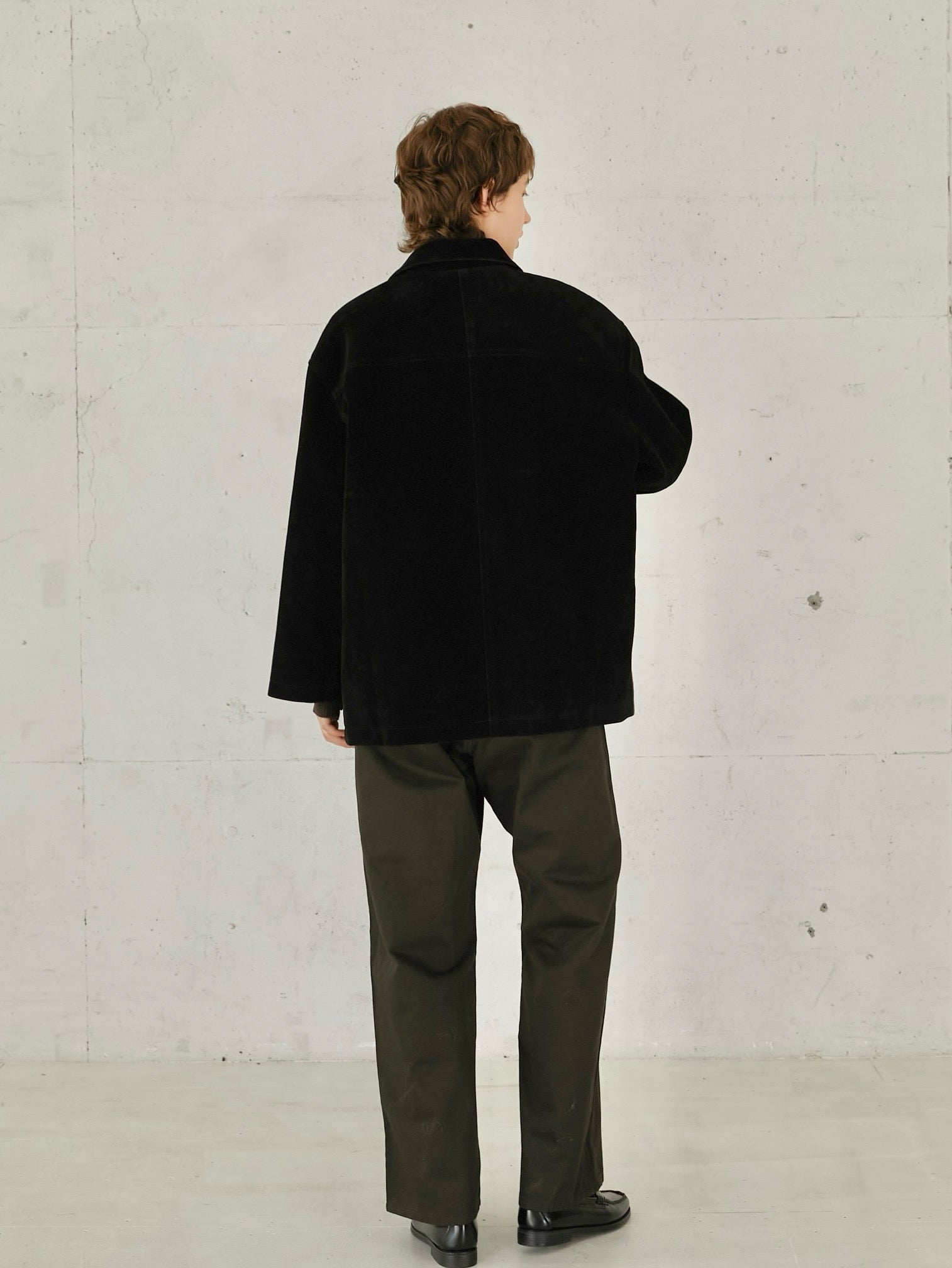 eco suede coverall – LA PEAU DE GEM