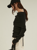 two piece off shoulder knit