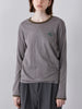 sheer print tee